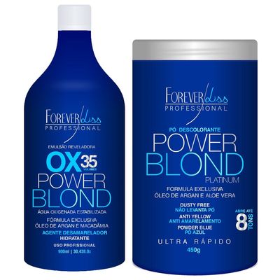 Forever-Liss-Power-Blond-Platinum---Kit-Descoloracao-Perfeita